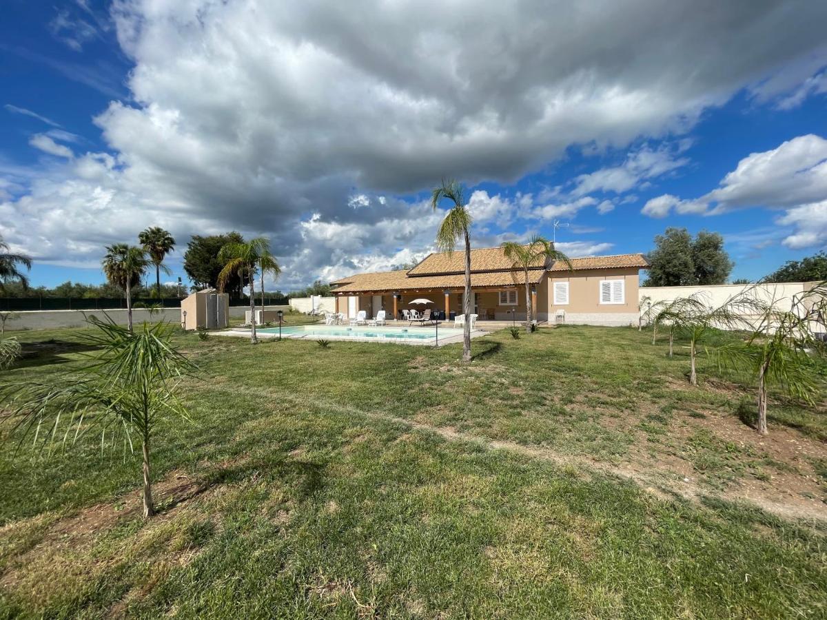 Villa Nunzia Con Piscina, Sauna E Idromassaggio. Floridia Εξωτερικό φωτογραφία