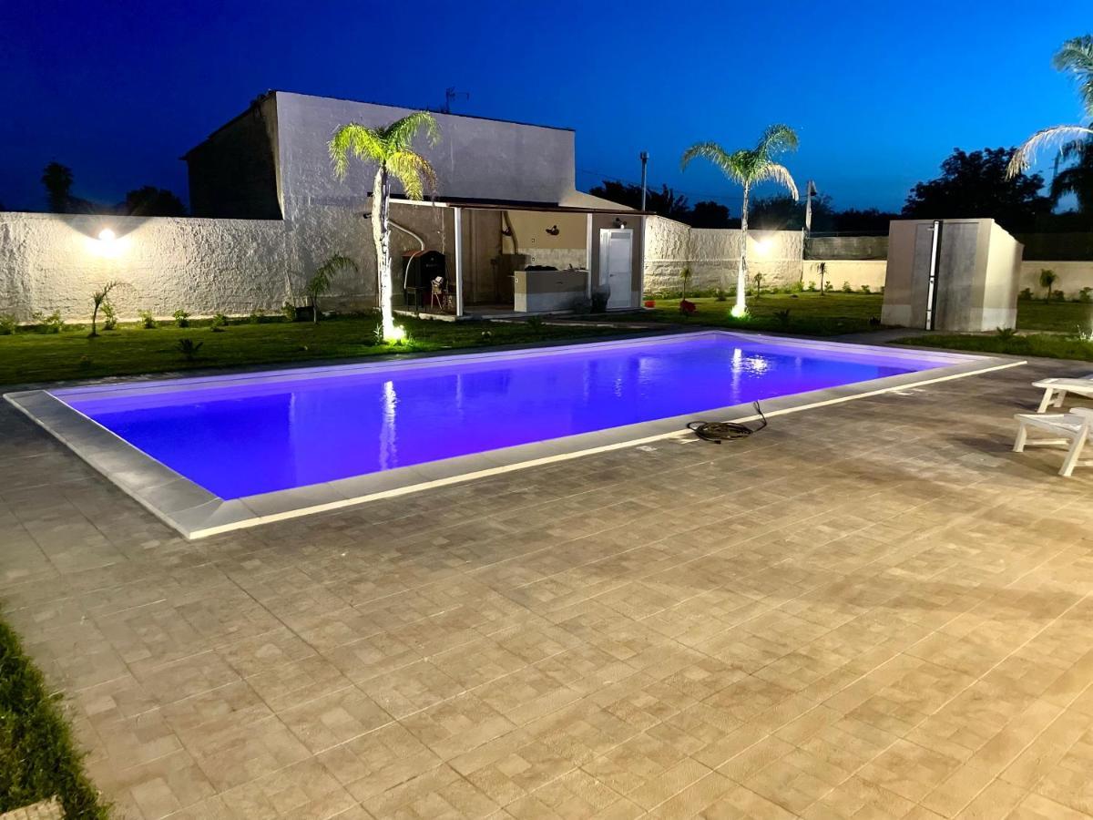 Villa Nunzia Con Piscina, Sauna E Idromassaggio. Floridia Εξωτερικό φωτογραφία